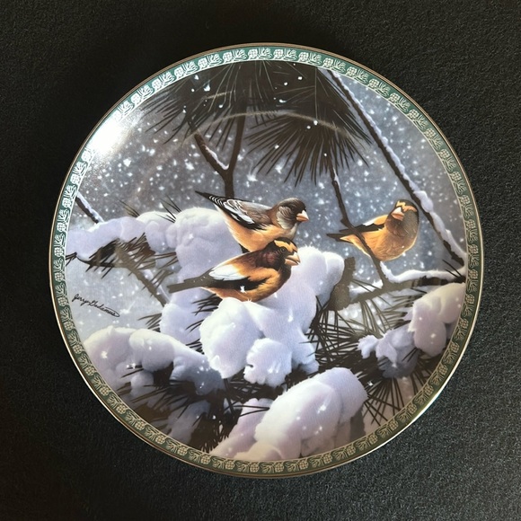 Songs Of Winter Limited Edition Plates by Jerry Gadamus - Picture 2 of 9